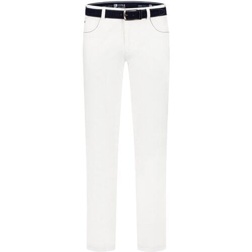 Com4 Broek Swing Front Cotton Wit / male
