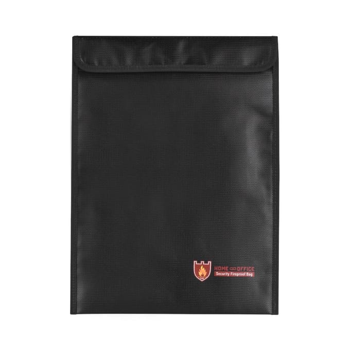 Brandwerende documententas Brandwerende waterdichte tas Geldmappen Veiligheid 1 black