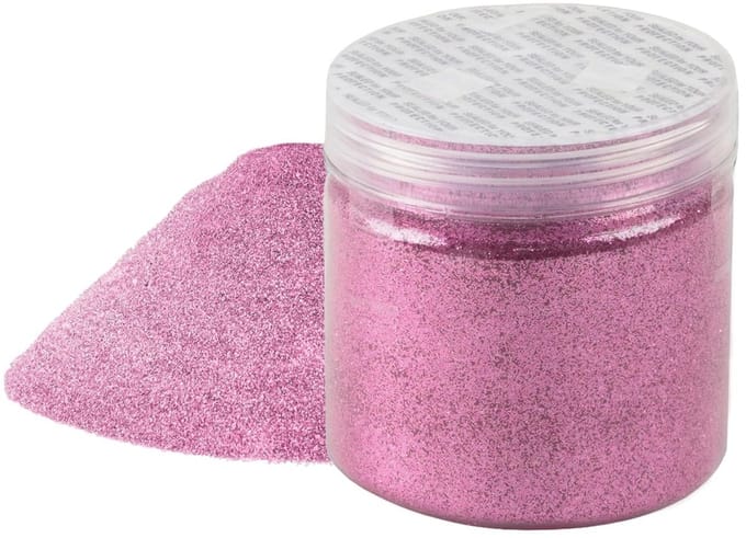 Cosensi - Fijn Roze Glitterpoeder voor Knutselen en Make-up
