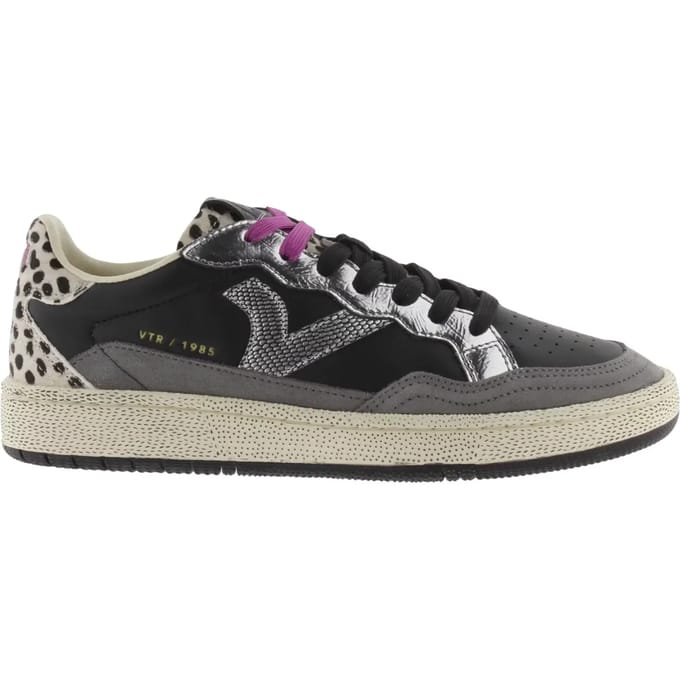 Victoria® Dames Sneakers - Zwart - Leer,Suéde - Maat 38