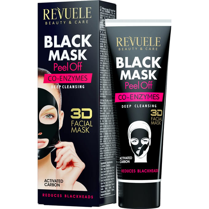 Revuele Black Mask Peel Off Co-Enzymes 80 ml