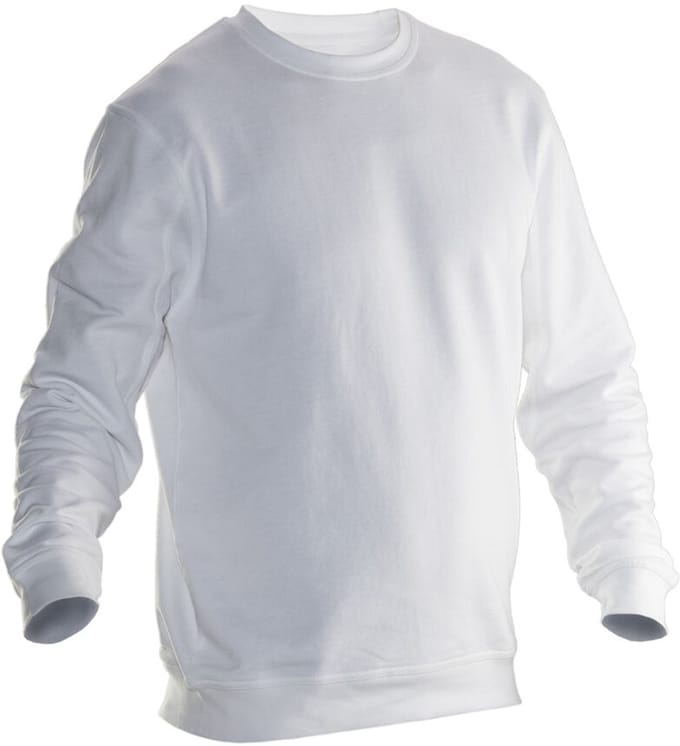 Jobman 5120 Roundneck Sweatshirt 65512010 - Wit - M