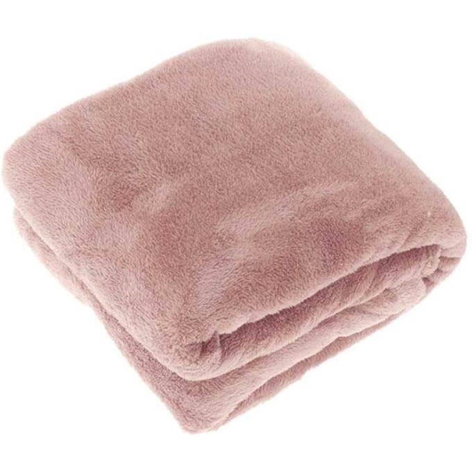 Unique Living Justin Plaid - 150x200 cm - Oud Roze