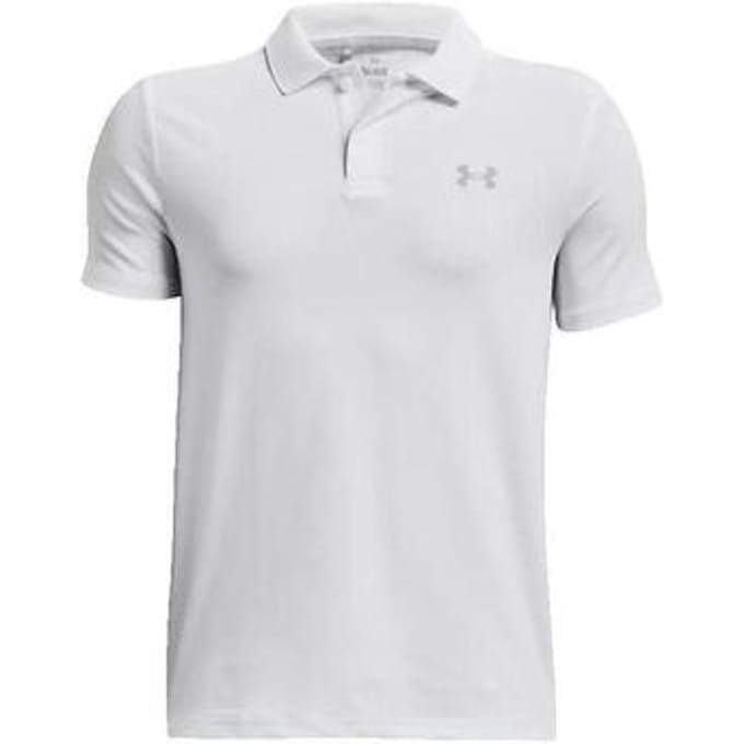 Under Armour Golf Performance Junior Polo Met Korte Mouwen Wit 8 Years Jongen