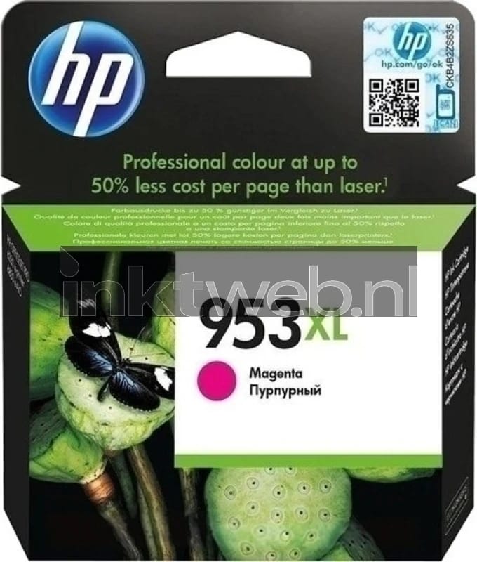 HP 953 XL - Inktcartridge - Origineel - Hoge Capaciteit - Magenta
