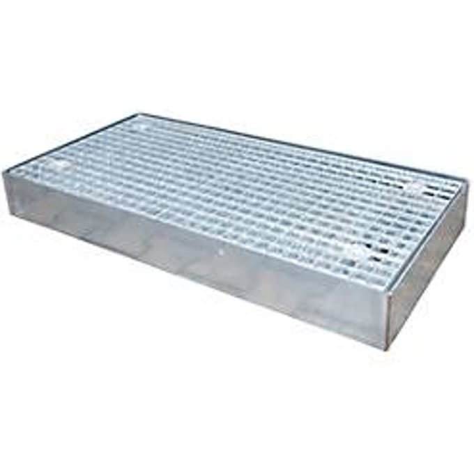 Vloerbeschermingsbak type BSW 122, berijdbaar, gegalvaniseerd
