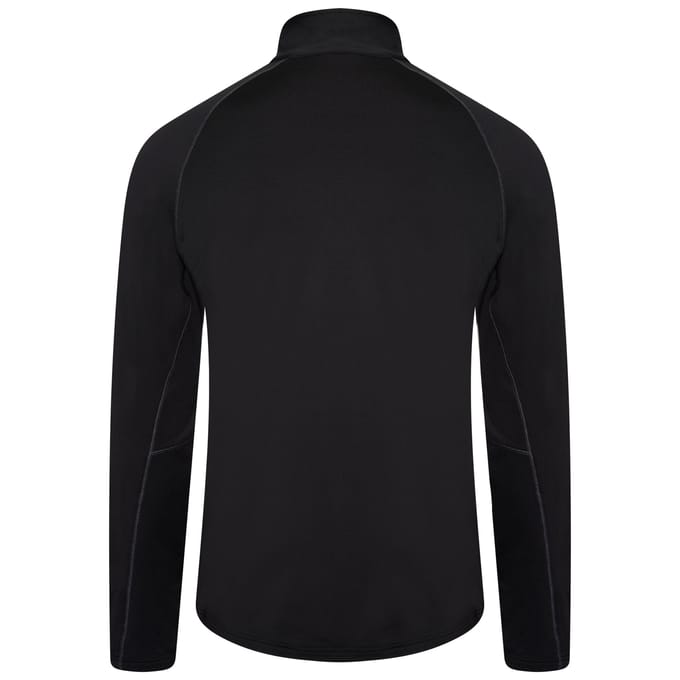 Dare 2B Heren Fuser Core Stretch Half Zip Thermo Top (Zwart)