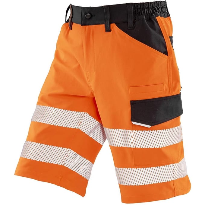 Shorts Dynamiques Extensibles Recyclés pour Homme M orange fluorescente