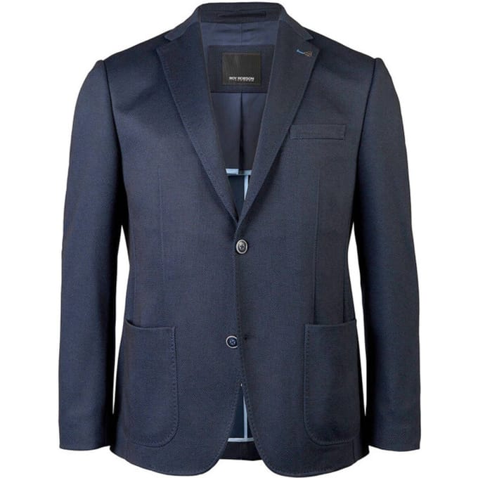 Roy Robson Colbert Faux Uni Regular Fit Donker Blauw / male