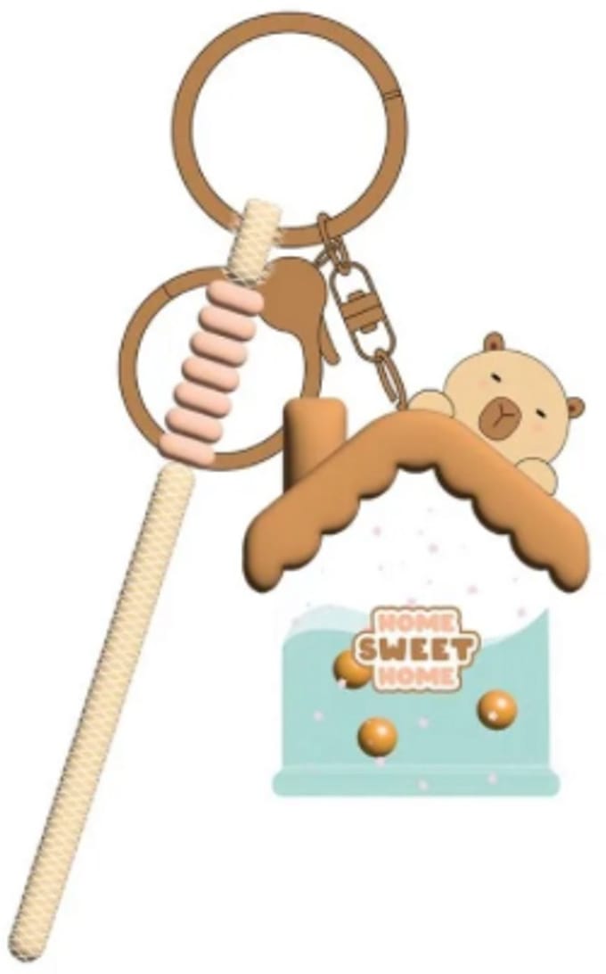 iTotal Sleutelhanger Huis House keychain CAPYBARA