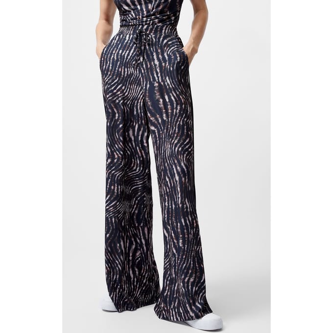 French Connection Zina Portia Trouser Brown Multi Taglia: M | Pantaloni da completo Outlet | Donna | Marrone