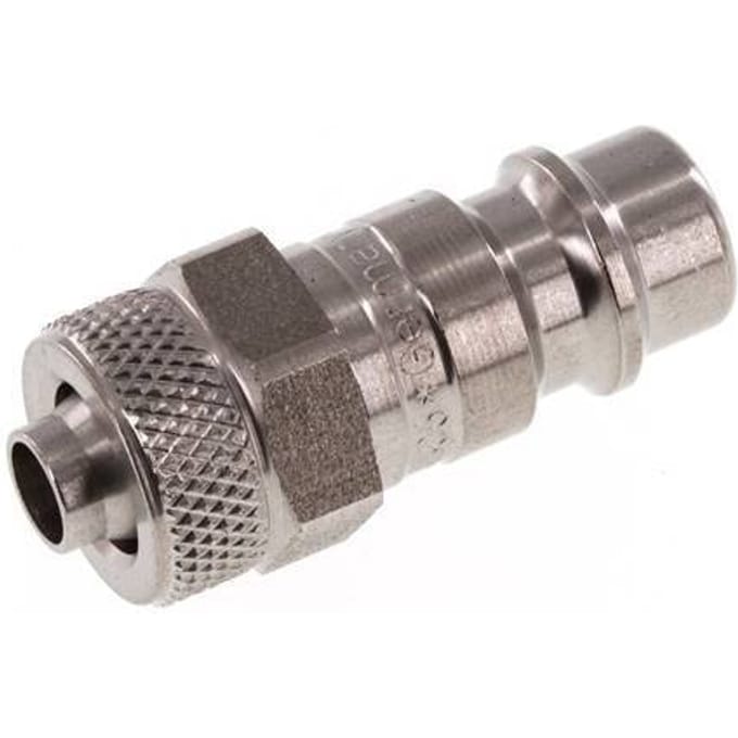 RVS DN 7.2 (Euro) Luchtkoppeling Insteeknippel 6x8 mm Push-On - CLP7-N-S-6