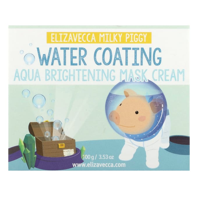 [Elizavecca] Water Coating Aqua Verhelderend Masker + Hydraterend & Verhelderend + 100 g white