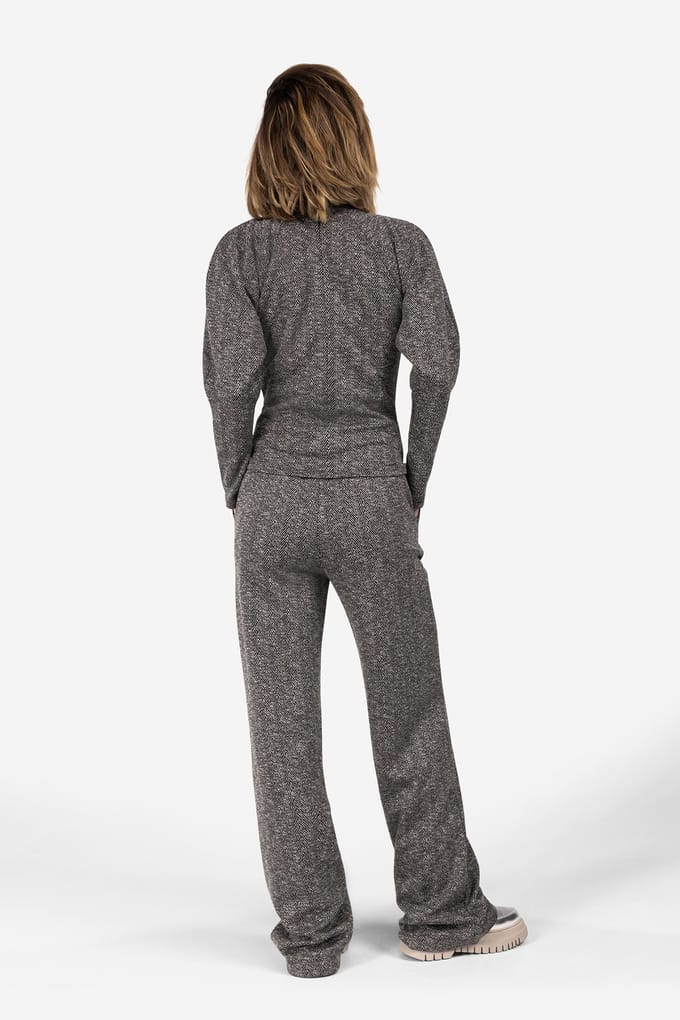 Ibana Tracila Tops Classic Grey Größe: 42 | Longsleeves Outlet | Damen | Grau