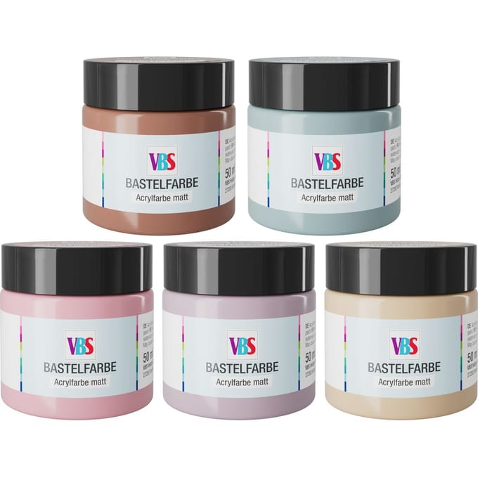 VBS Knutselverf set "Winter Romance", 5 x 50 ml