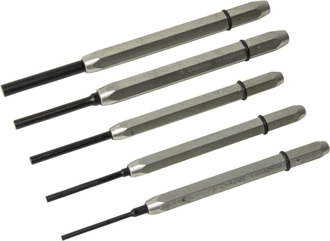 Doorslag R Bal parallel pin, verzinkt, set