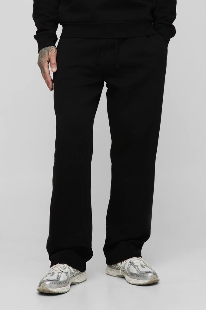 Tall Essential Straight Leg Jogger | Black | Size XL