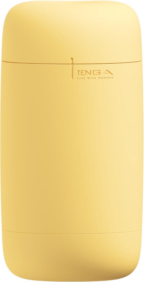 Tenga - Puffy Masturbator - Custard Yellow