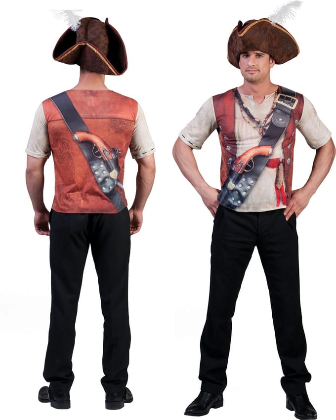 3d-Shirt Piraat Man