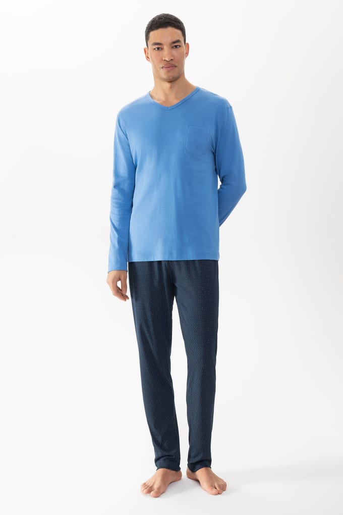 Pyjama lang Serie Micro Blue Recent Blue