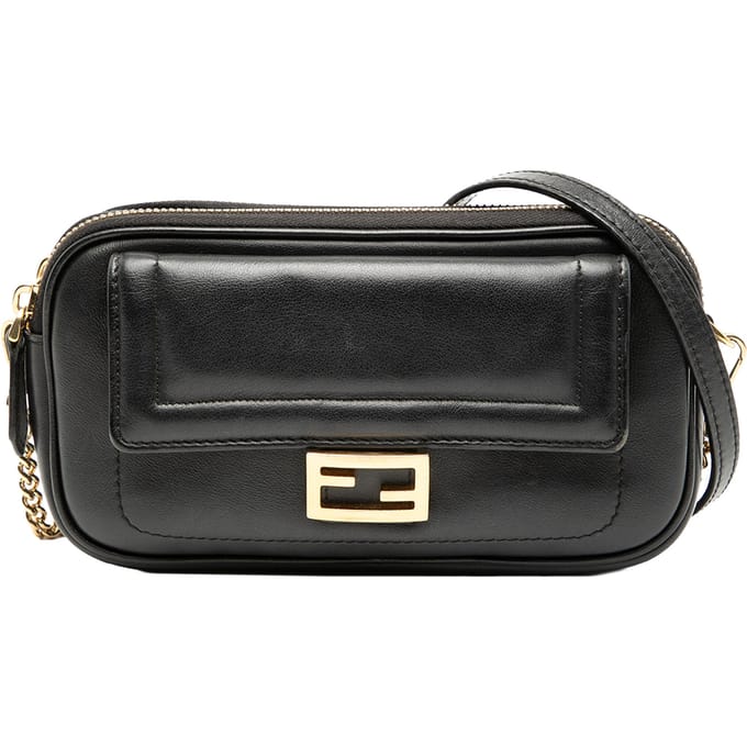 Tweedehands Leren Easy 2 Baguette Schoudertas