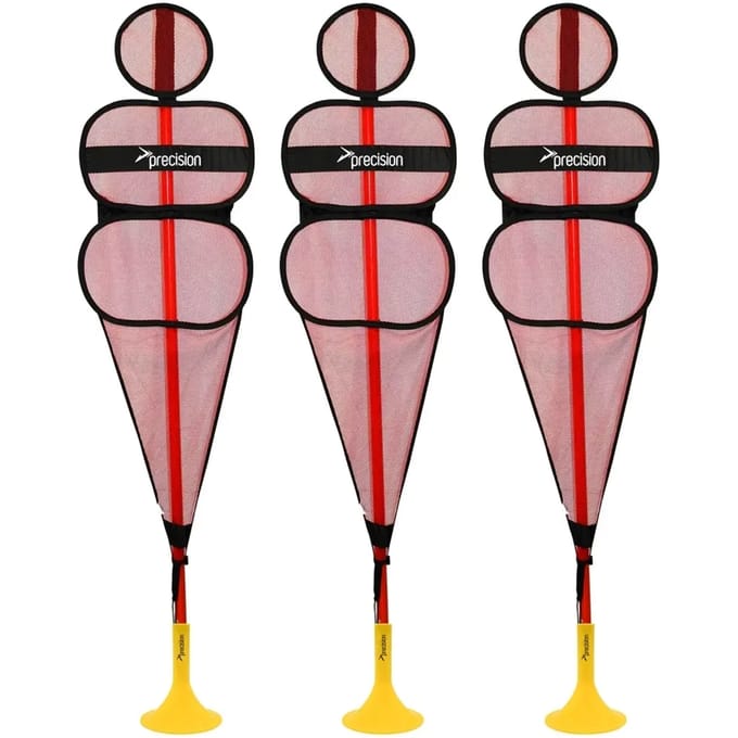 Precision - Trainingspoppen 170 centimeter - Vrijetrap poppen - Polyester - Wit/rood
