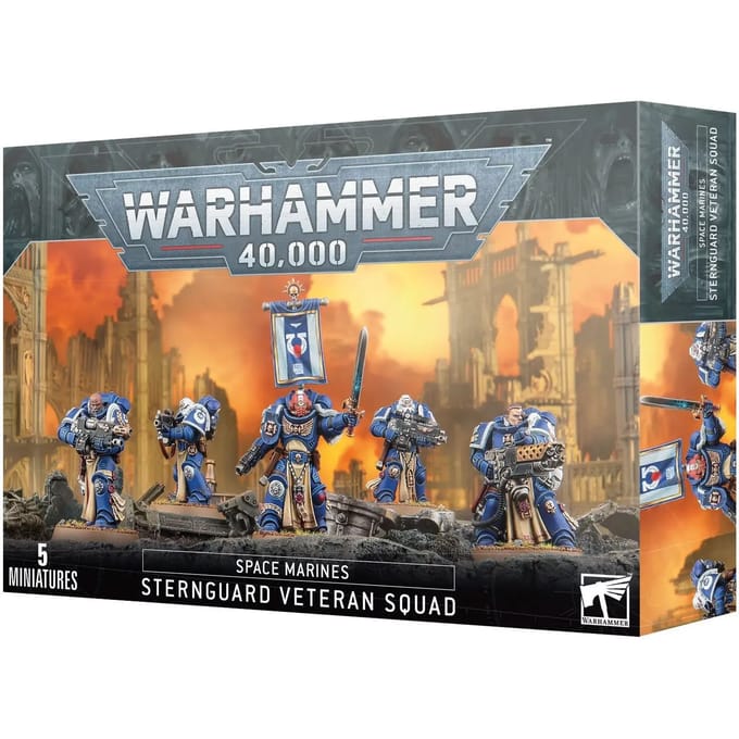 Figurine Games Workshop Warhammer 40k - Space Marines Escouade de Veterans Sternguards