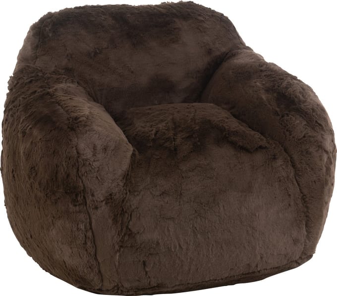 J-Line zetel Cutie - polyester - bruin - small