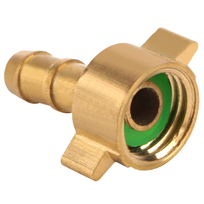 G1/4 naar 8mm Schroefdraad Roestvrij Staal Slangkoppeling Spuitmond Accessoire beige