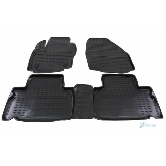 J&J AUTOMOTIVE | Tapis De Sol En Caoutchouc 3D Exclusive Pour Ford S-Max 2006-2015 noir
