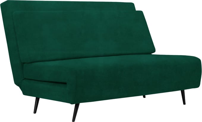 Mallory-Opklapbed - Groen Fluweel