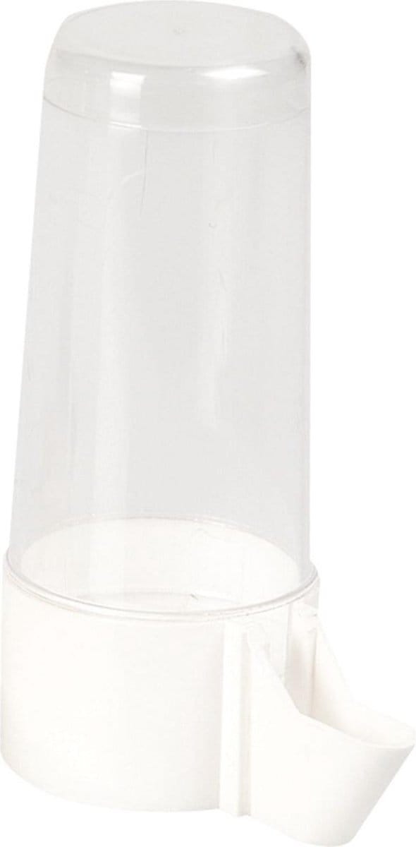 Flamingo Vogelaccessoire Super Clic Fontein - Bruin/Beige:Wit - 5.5 x 5.5 x 13.5 cm