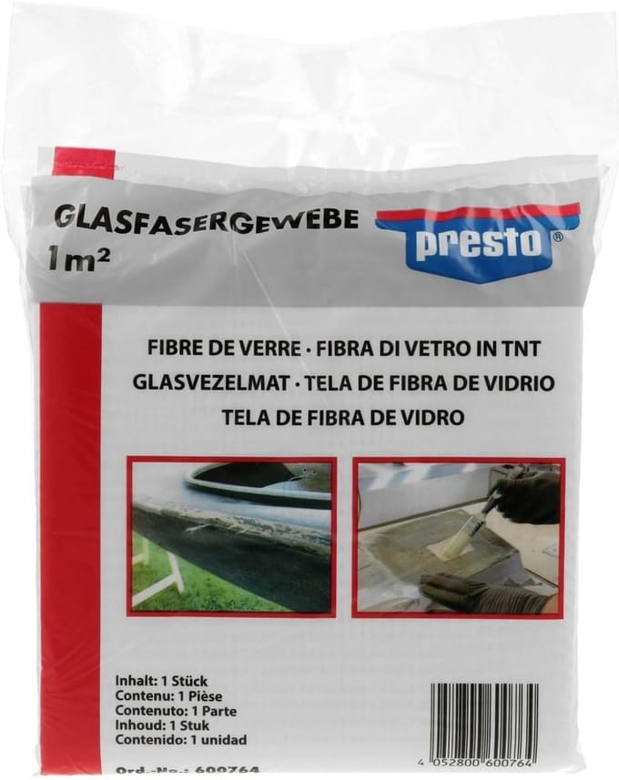 Glasweefsel reparatieset voor diverse toepassingen