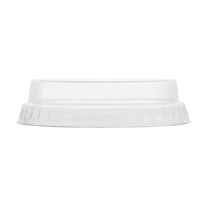 Vegware composteerbare platte deksels zonder gat 20cl (1000 stuks)