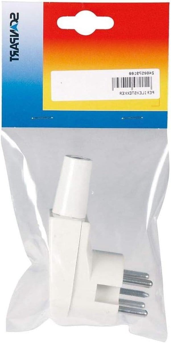 Oven Stekker - Perilex Connector - Apparaten Aansluiten - Haakse Montage - 16A - Zwart