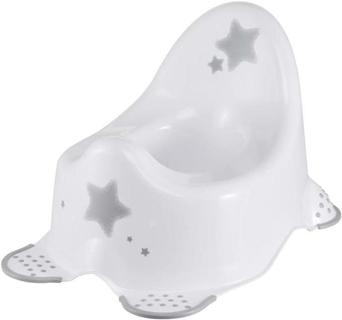 Plaspotje Kind - Potty Training Pot - Zindelijkheidstraining - Anti-slip functie - 38 x 27 x 23.5 cm - Wit