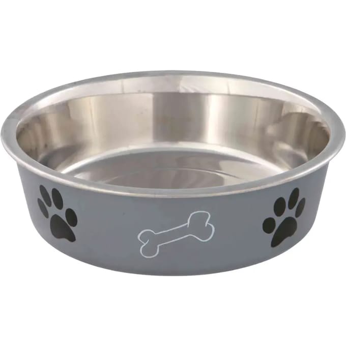 Trixie Stainless Steel Bowl 0.75 l/ø17 cm assorted colours
