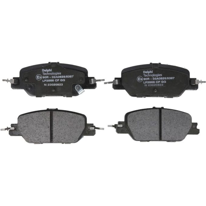 Remblokset DELPHI LP3566, achter