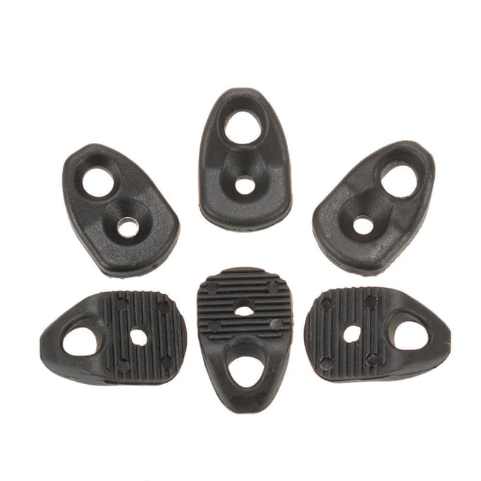 6x Zwarte Kajak D-ring Enkel Oog Tie-down Lus Dekbeslag Rigging black