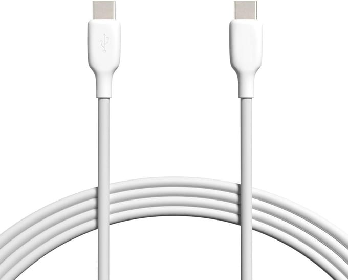 Extra Lange 3 Meter USB-C Snoer - 60W - USB C naar USB C - Sterke USB Type C Kabel - Datakabel - 480MBps - Voor GSM, Smartphone, Tablet, Telefoon, Laptop