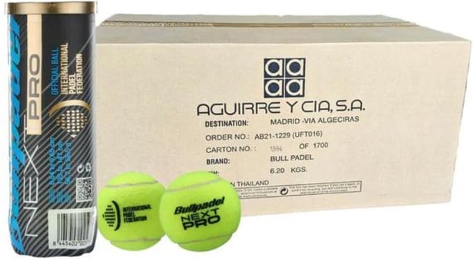 Bullpadel Padelballen Next Pro Doos 24 x 3 Ballen
