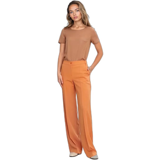 Dames elastische broek Nife Wide Leg