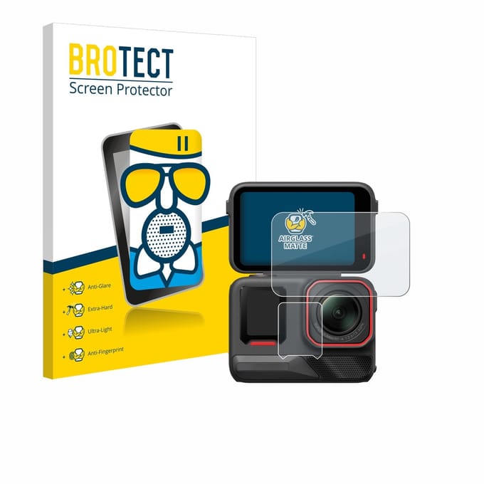 BROTECT - Screenprotector voor Insta360 Ace Pro 2 - Folie Beschermfolie Beschermglas matte