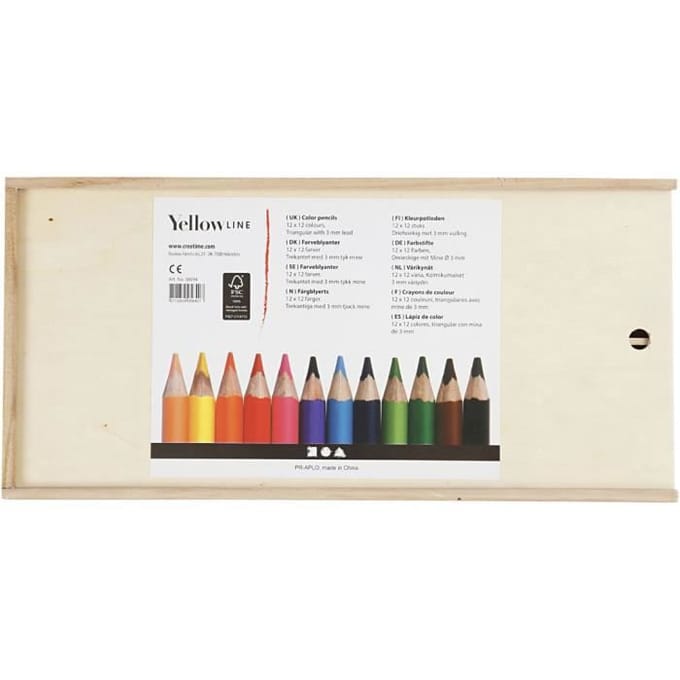 Creotime Kleurpotloden Multicolor 144 Stuks