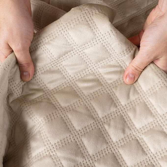 Dekoratieve Dubbelzijdige Plaid 170x210cm Beige