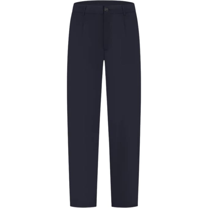 Duquezzi Wool Blend Trousers Pantalons Donkerblauw Dqa50026009