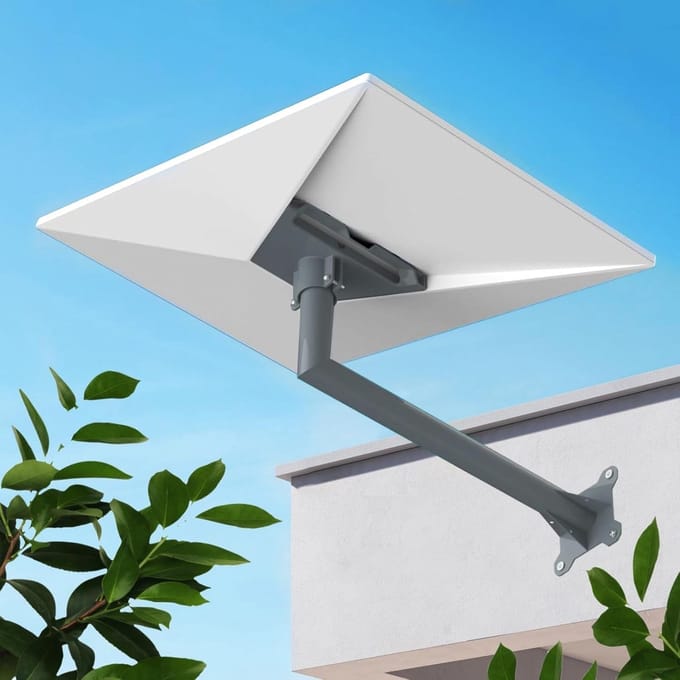 Beugel - wandbeugel - montagekit - geschikt voor Starlink Gen 3 - lange wandbeugel - internetkit