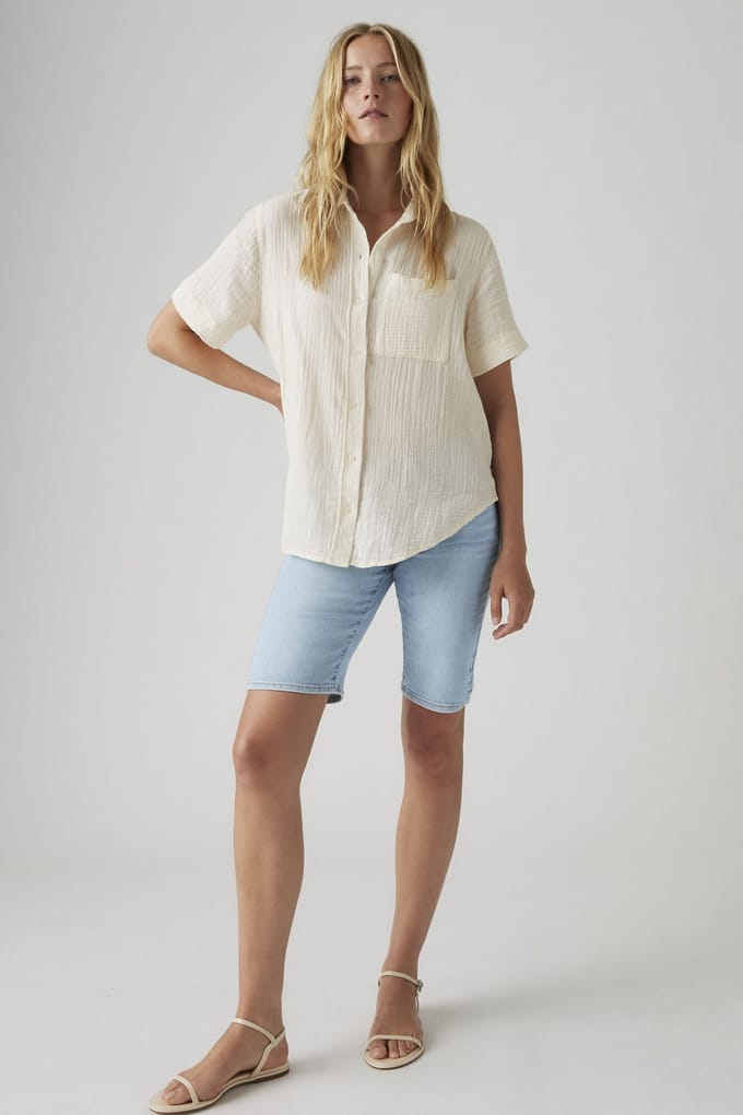 Levi's Shaping Bermuda Shorts Größe: W26 | Kurze Sporthosen Outlet | Damen
