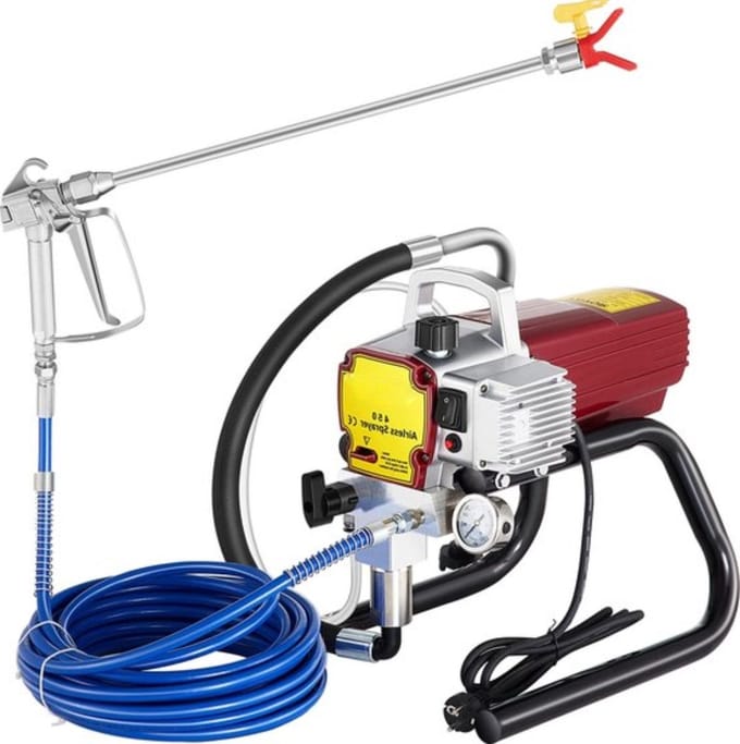 Hoge Druk - Professionele Hoge Druk Airless Verfspuit - Spuitmachine - 1800W