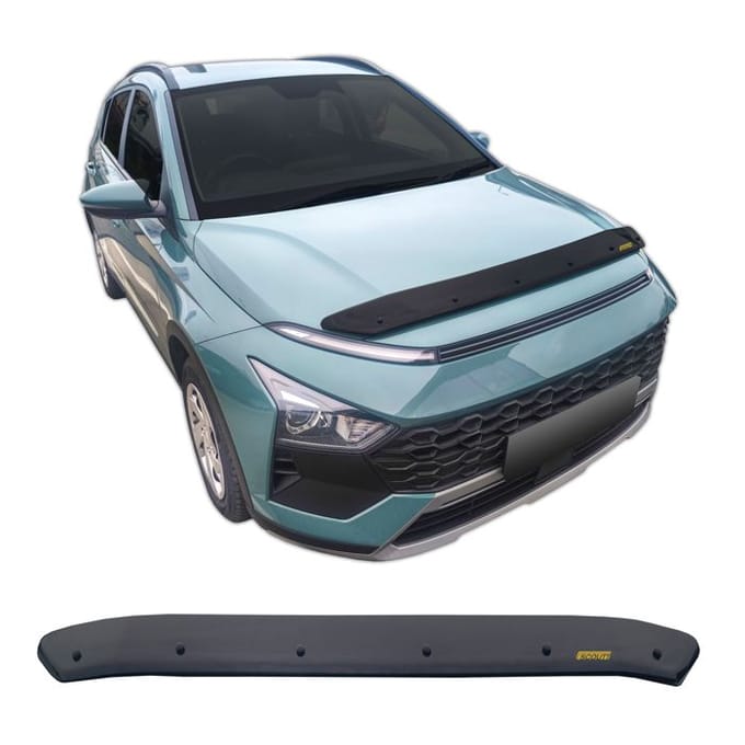 SCOUTT | Bra Capot Déflecteur Protection pour Hyundai Bayon Depuis 2021, Aérodynamique, Assemblage Facile, Aucun perçage requis